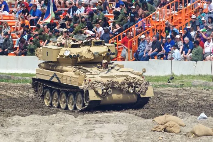 Aquino Tank Weekend 2025 photo featuring tank and people on seats behind